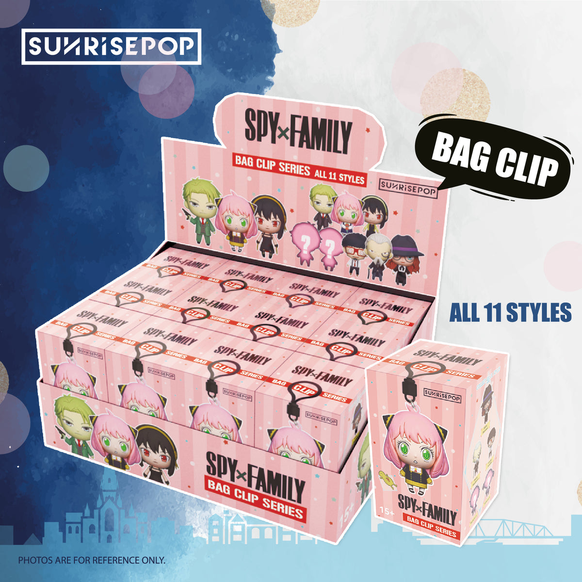 SPYxFAMILY - 3D FOAM BAG CLIP
