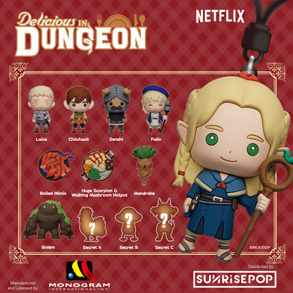 Delicious in Dungeon - 3D Foam Bag Clip - 12 Styles（1 Style/Pcs）