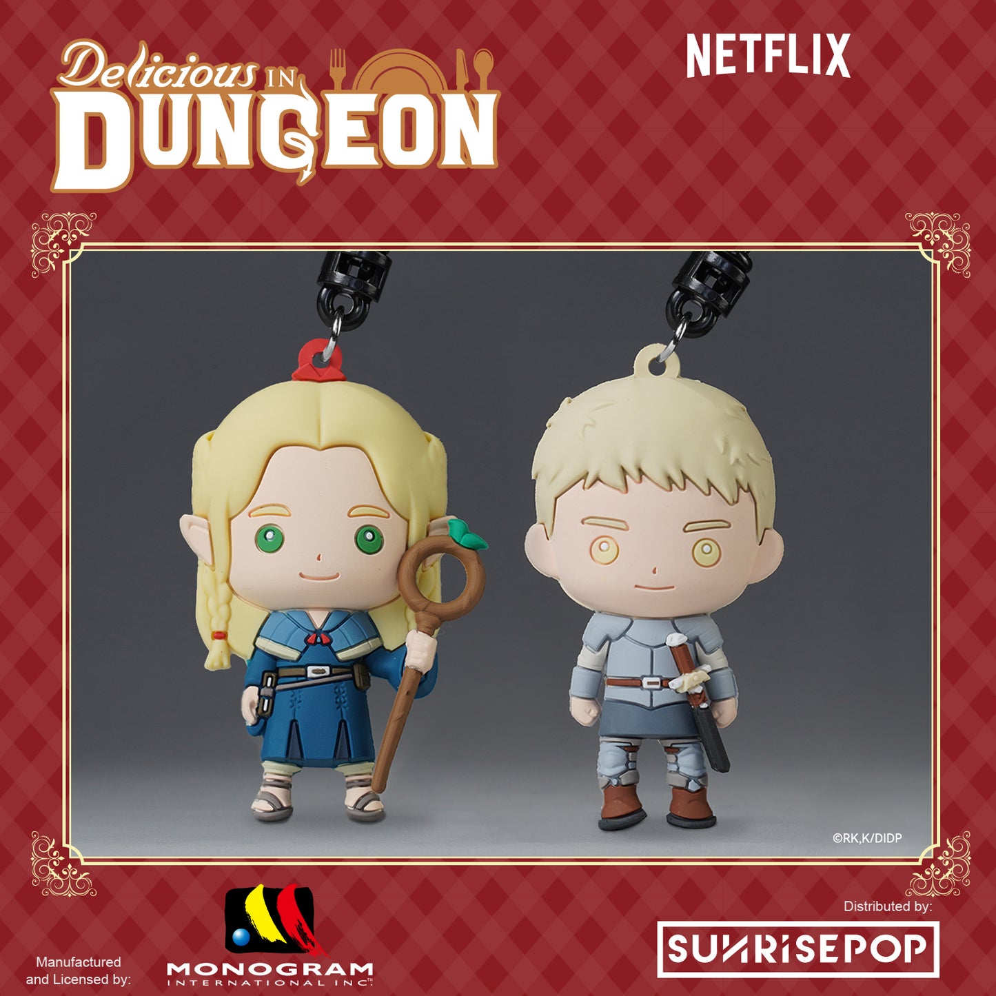 Delicious in Dungeon - 3D Foam Bag Clip - 12 Styles（1 Style/Pcs）